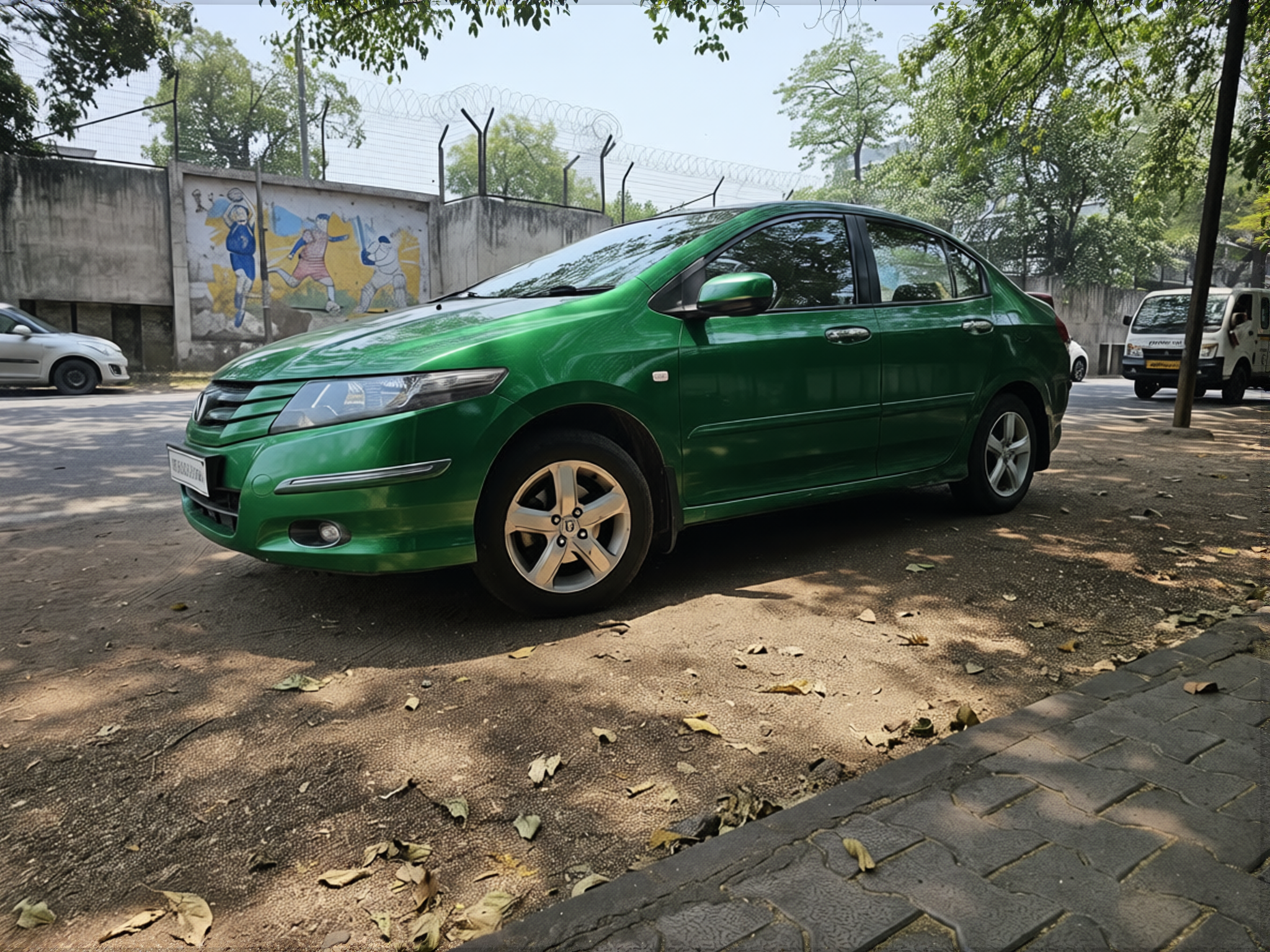 Preview Car 35 rendered in Racing Green gloss paint