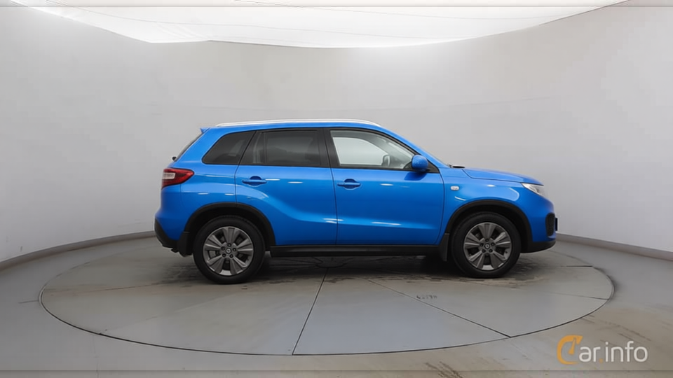 Car rendered in Gulf Blue gloss paint
