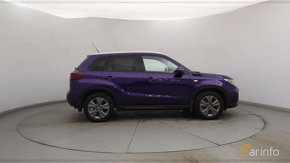 Car rendered in Midnight Purple gloss paint