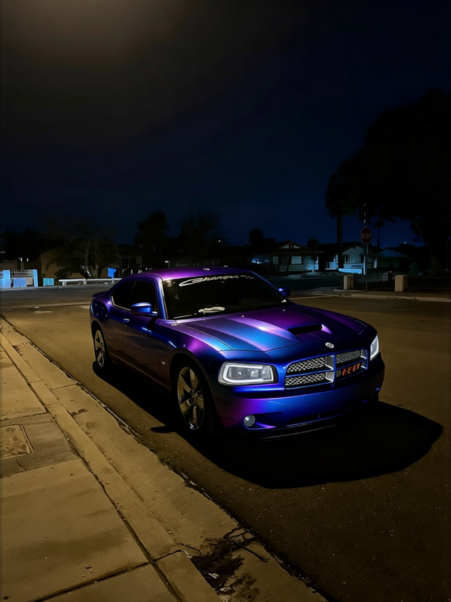 Car rendered in Super Gloss Spectrum gloss wrap