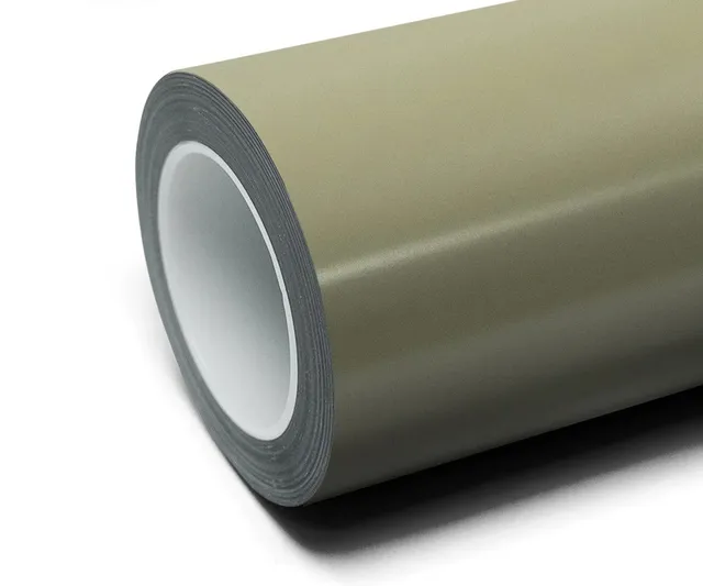 Inozetek Frozen Satin Khaki Green vinyl wrap film texture · Specced