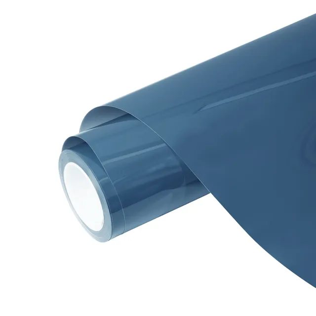 Ravoony Gloss China Blue vinyl wrap film texture · Specced