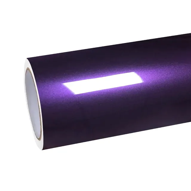 Ravoony Gloss Metallic Twilight Purple vinyl wrap film texture · Specced