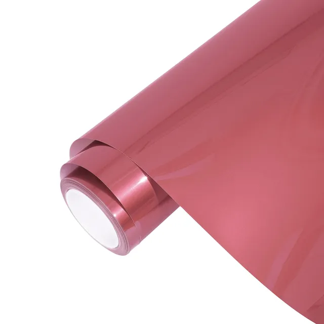 Ravoony Gloss Plum Rose Pink vinyl wrap film texture · Specced