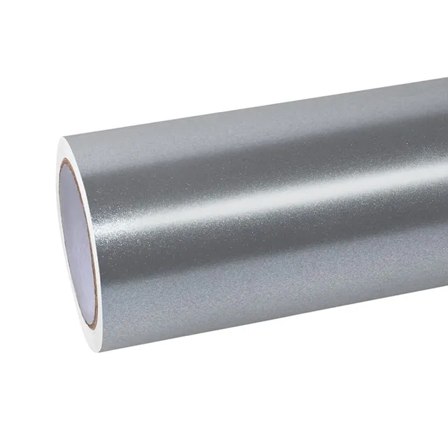 Ravoony Glossy Audi Fleuret Silver vinyl wrap film texture · Specced