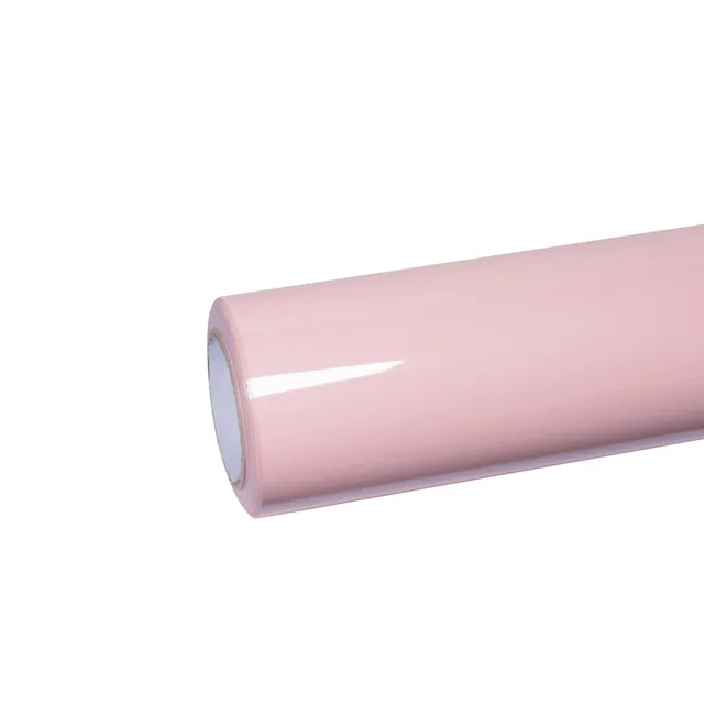 Ravoony Glossy Baby Pink vinyl wrap film texture · Specced