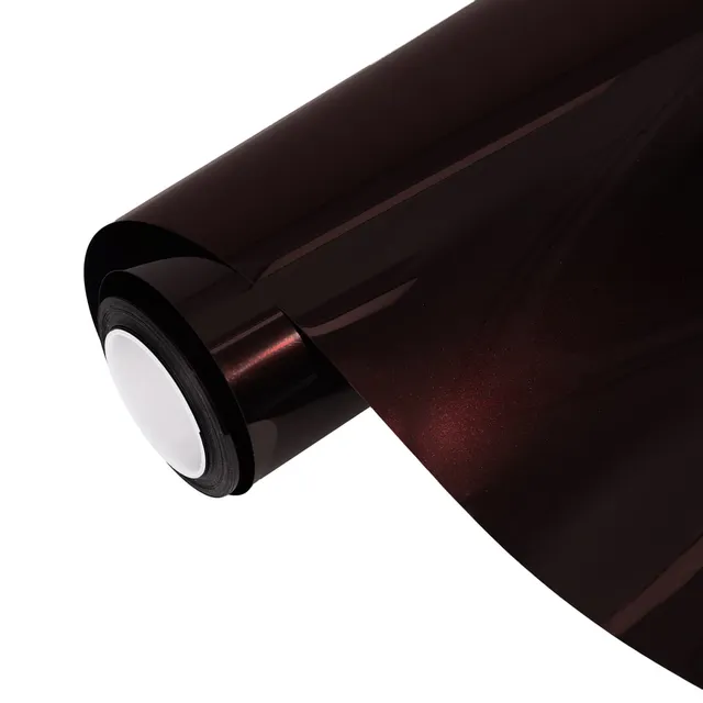 Ravoony Glossy Diamond Black Red vinyl wrap film texture · Specced