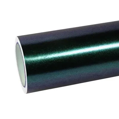 Ravoony Glossy Diamond Purple Green vinyl wrap film texture · Specced