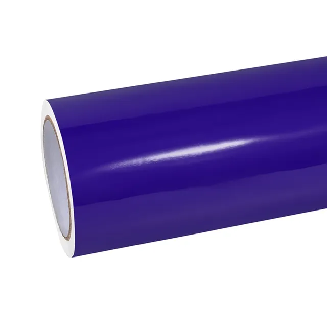Ravoony Glossy Fluorescent Purple vinyl wrap film texture · Specced