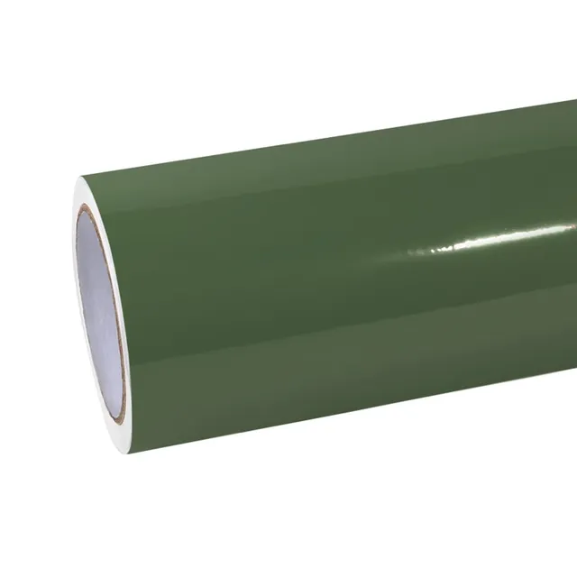 Ravoony Glossy Olive Light Green vinyl wrap film texture · Specced