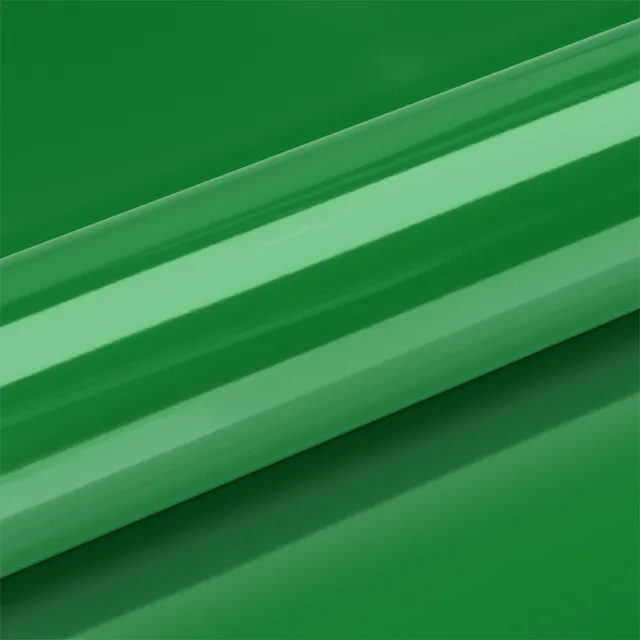 HEXIS Gloss Drosera Green vinyl wrap film texture · Specced
