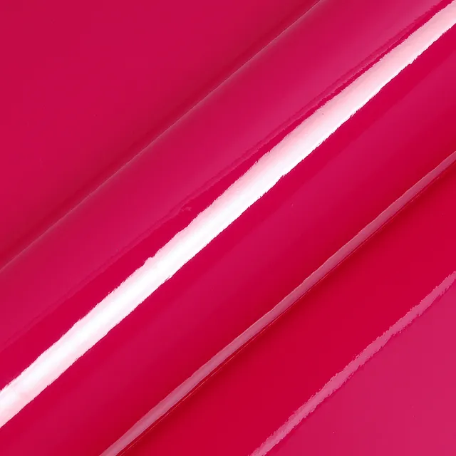 HEXIS Gloss Fuchsia vinyl wrap film texture · Specced
