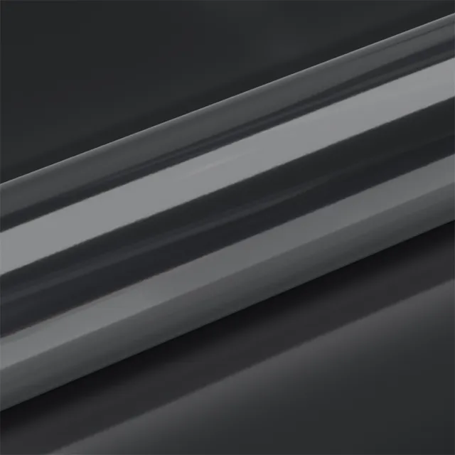 HEXIS Gloss Mystery Black vinyl wrap film texture · Specced