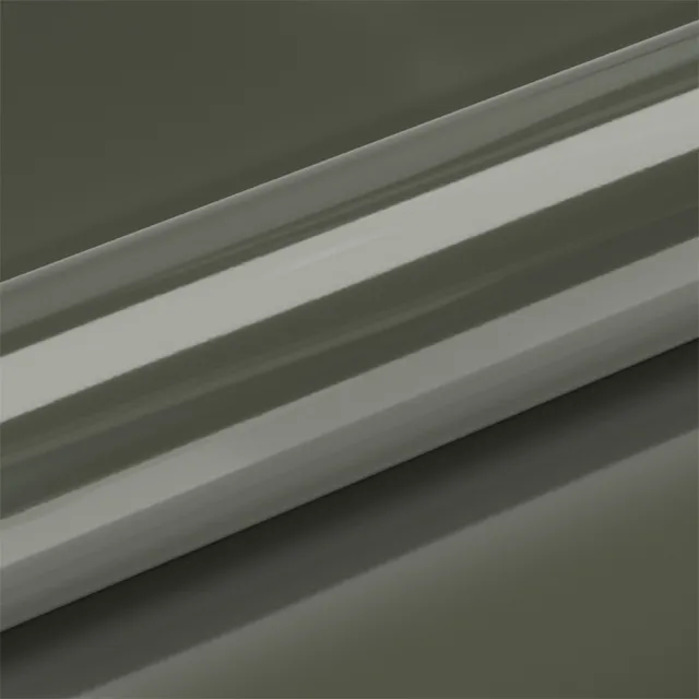 HEXIS Super Gloss Seal Khaki vinyl wrap film texture · Specced