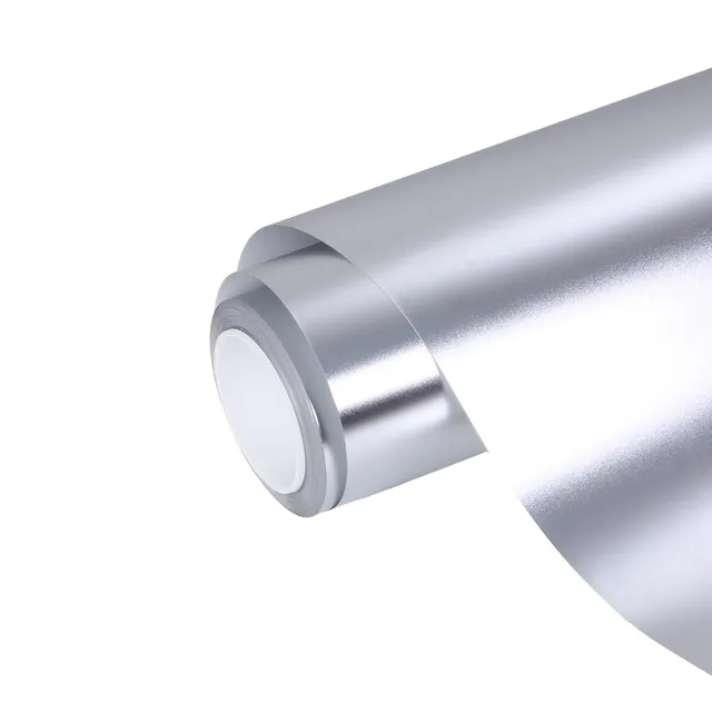 Ravoony Matte Chrome Alexander Silver Metallic vinyl wrap film texture · Specced