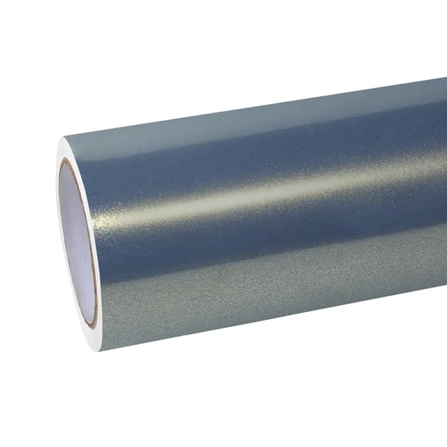 Ravoony Matte Diamond Grey Gold Color Flip vinyl wrap film texture · Specced