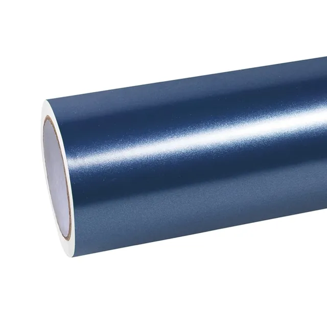 Ravoony Matte Heavy Metalic Rainbow Blue vinyl wrap film texture · Specced