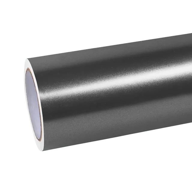 Ravoony Matte Heavy Metallic Graphite Grey vinyl wrap film texture · Specced