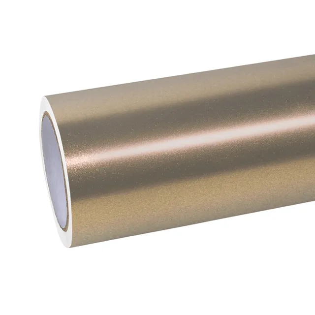 Ravoony Matte Metallic Champaign Dark Gold vinyl wrap film texture · Specced