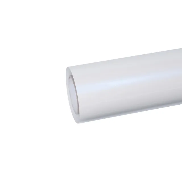 Ravoony Matte Pure Metallic White To Blue vinyl wrap film texture · Specced