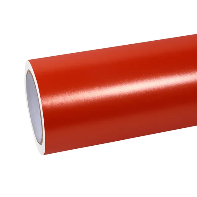 Ravoony Pure Metal Orange vinyl wrap film texture · Specced