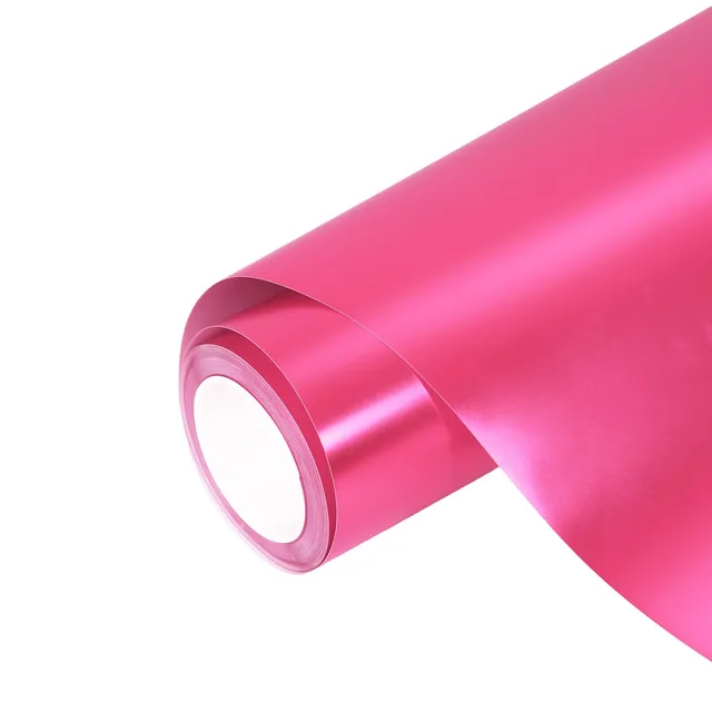 Ravoony Pure Metal Princess Pink vinyl wrap film texture · Specced