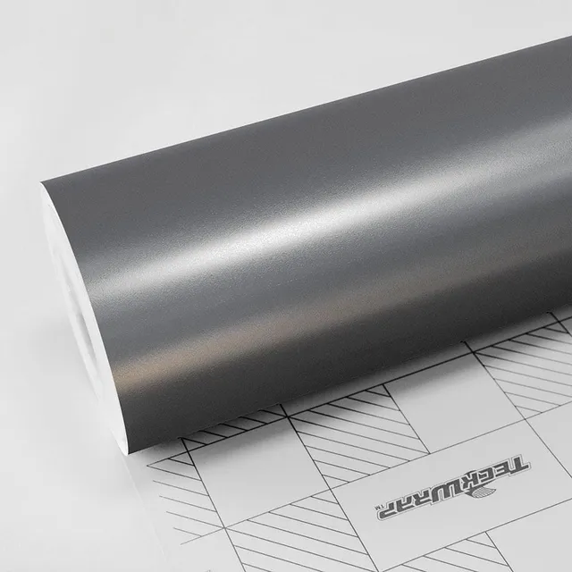 TeckWrap Gunmetal Grey vinyl wrap film texture · Specced