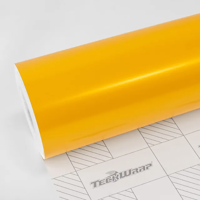 TeckWrap Hornet Yellow vinyl wrap film texture · Specced