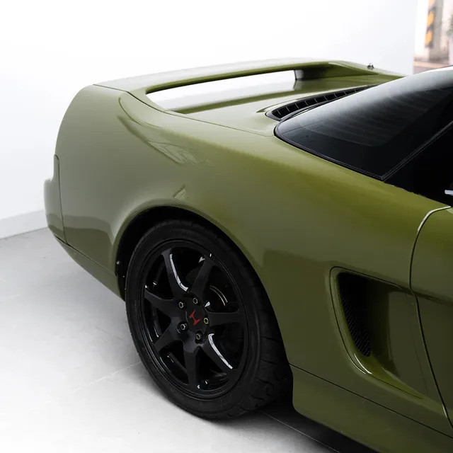 TeckWrap Khaki Green vinyl wrap film texture · Specced