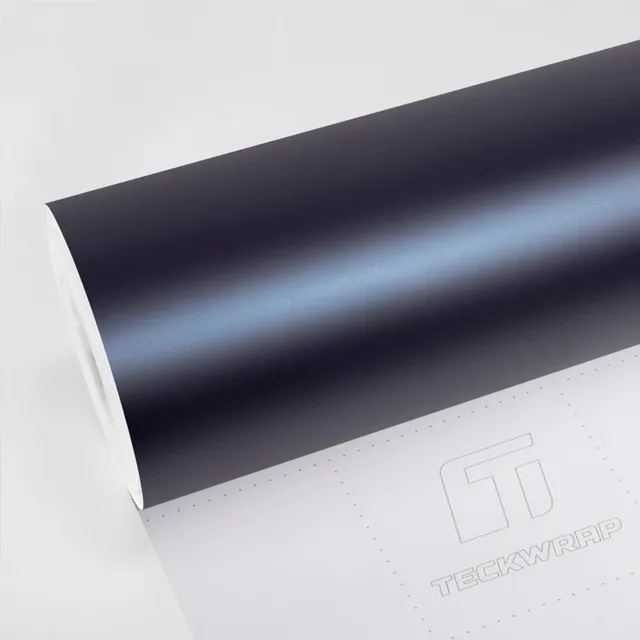 TeckWrap Serge Blue vinyl wrap film texture · Specced