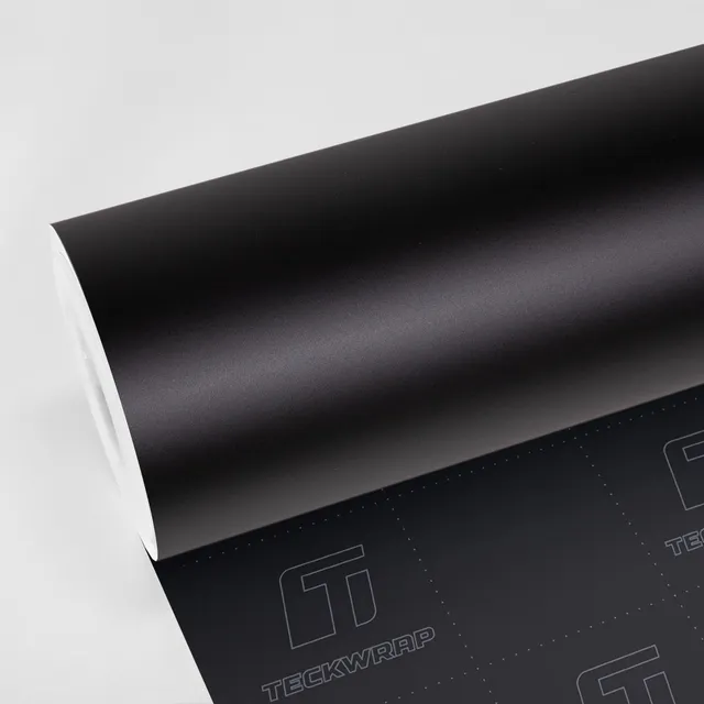TeckWrap Velvet Black vinyl wrap film texture · Specced