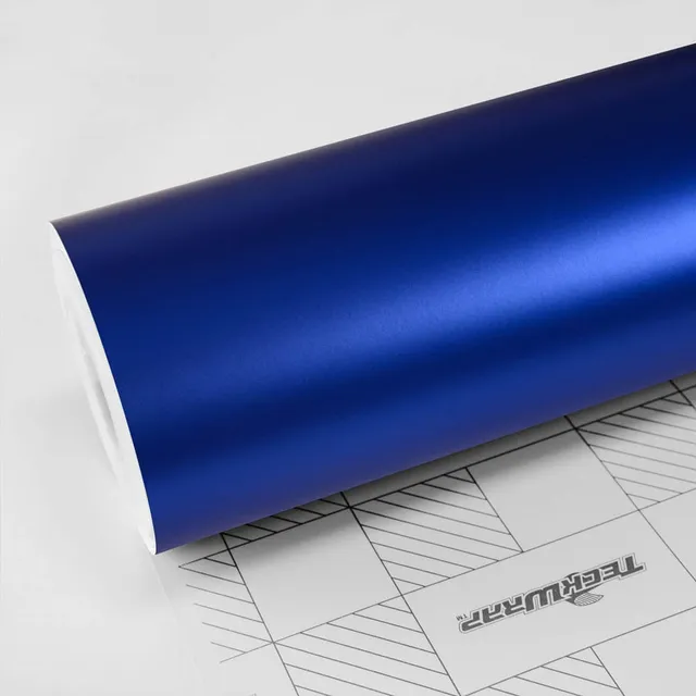 TeckWrap Velvet Blue vinyl wrap film texture · Specced