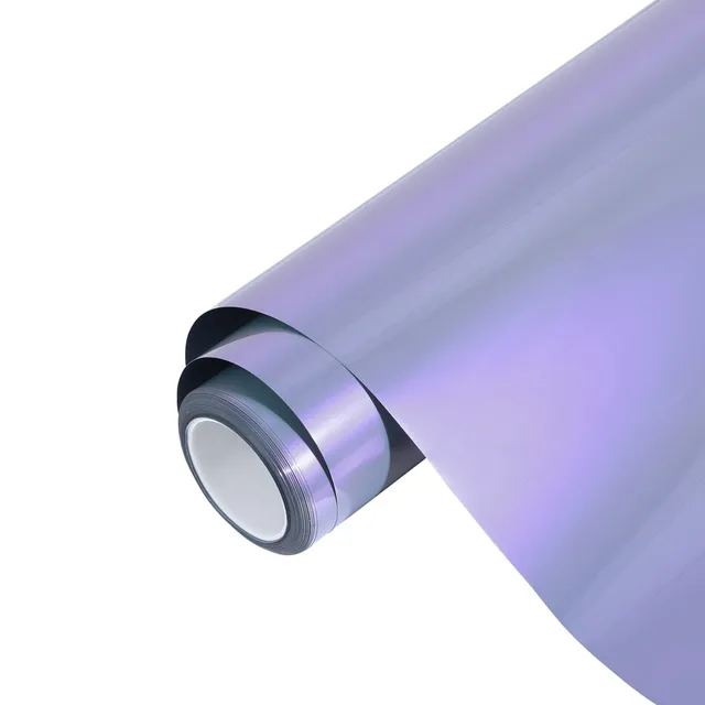 Ravoony Twin Candy Grey Purple Color Fliper vinyl wrap film texture · Specced