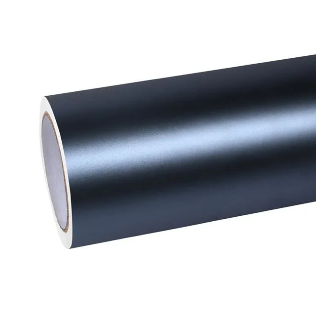 Ravoony Ultra-matte Blue Grey vinyl wrap film texture · Specced